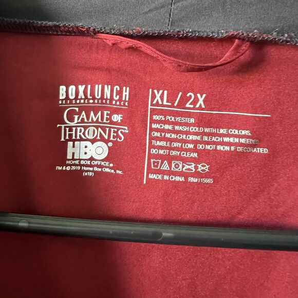 Game of Thrones Mother of Dragon Sleep Robe Women XL/2XL Red Daenerys Targaryen - Picture 8 of 13